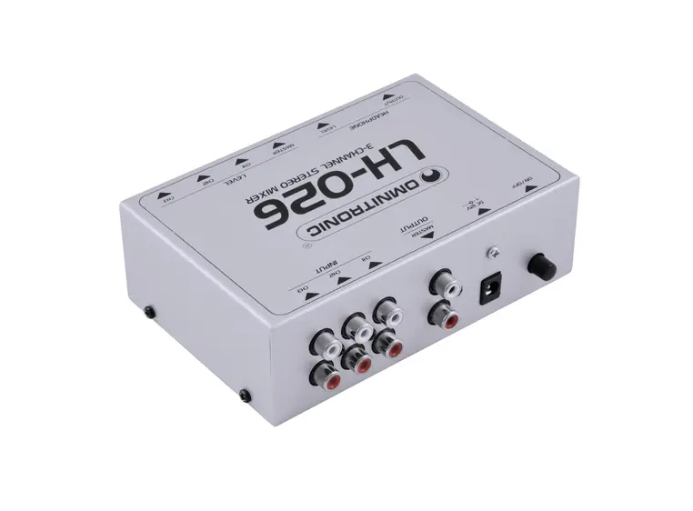 OMNITRONIC LH-026 3-channel stereo mixer 